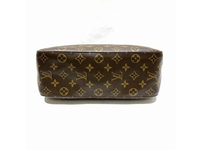Borsa Tote Louis Vuitton Monogram Looping GM Marrone - vista 3