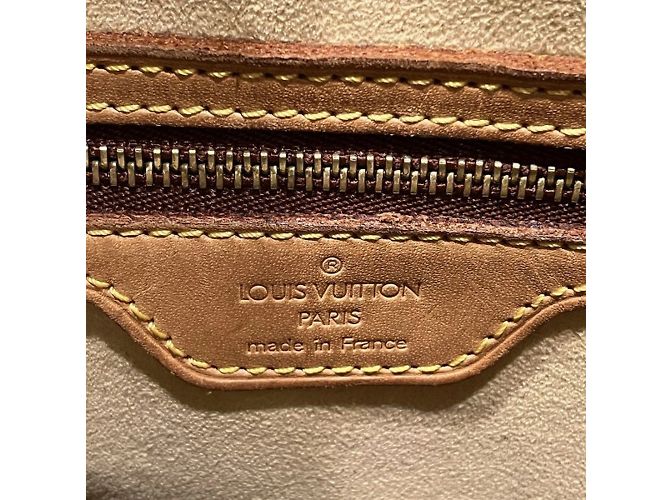 Borsa Tote Louis Vuitton Monogram Looping GM Marrone - vista 5