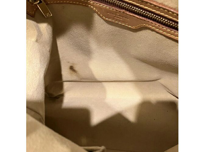 Borsa Tote Louis Vuitton Monogram Looping GM Marrone - vista 6