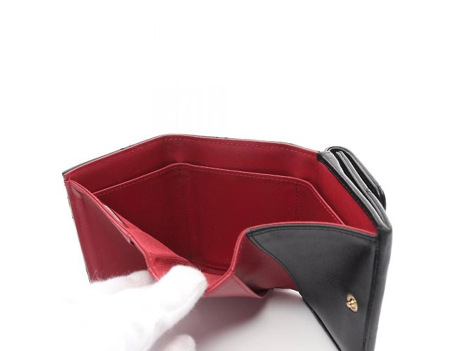 Chanel 19 Matelassé Dreifach-Brieftasche Schwarz - Ansicht 8