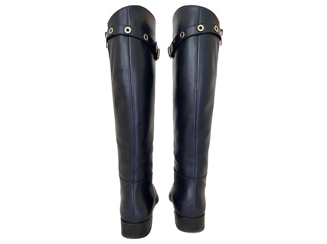 Autre Marque Stivali da Cavaliere Blu Marino Blu navy - vista 2