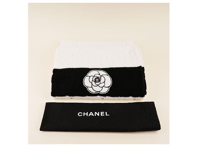 Timeless Chanel Cachecol Camélia Branco - vista 6