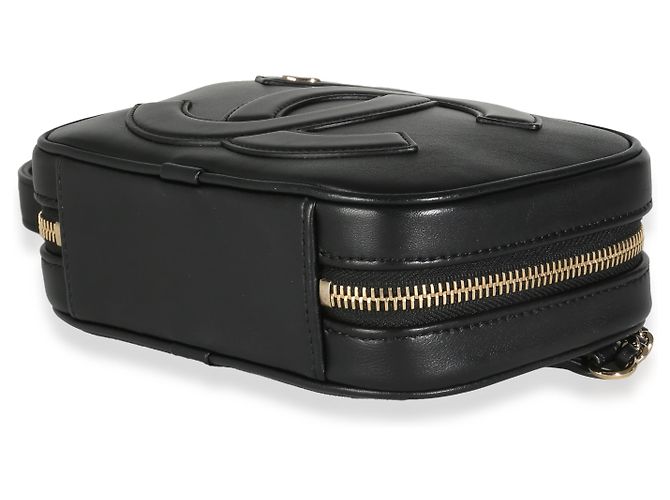 Camera Borsa a vita Chanel in agnello nero CC Mania - vista 5