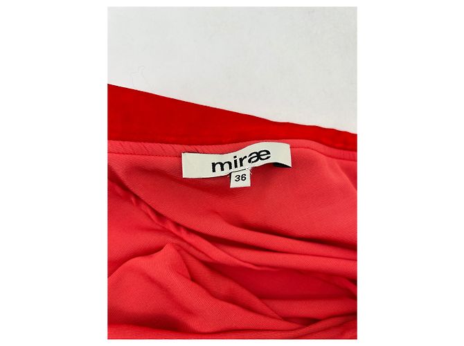 Autre Marque MIRAE Kleider T.FR 36 Viskose Rot - Ansicht 5