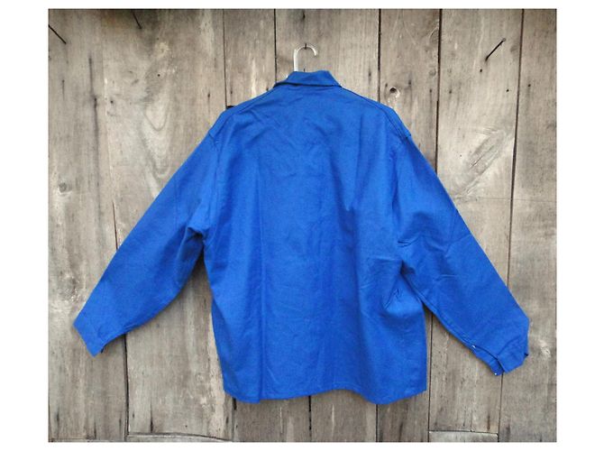Autre Marque Blue Cotton Work Jacket Size 58 - view 2