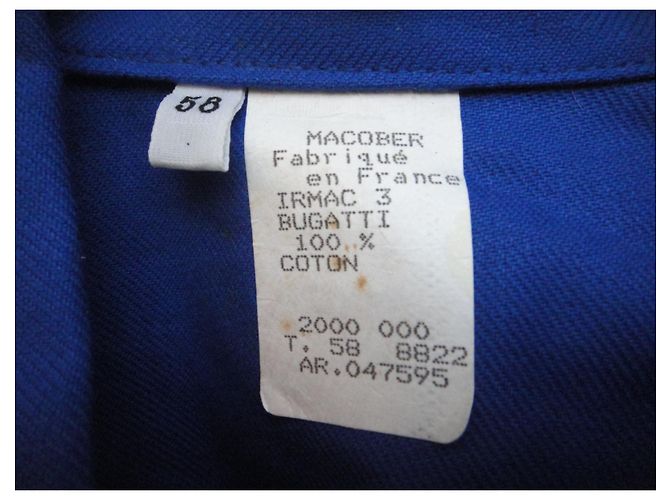 Autre Marque Blue Cotton Work Jacket Size 58 - view 3