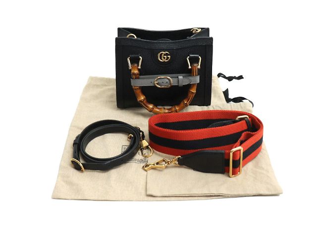 Borsa Gucci Diana Tote a spalla 2 in 1 Nero - vista 10