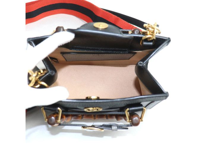Borsa Gucci Diana Tote a spalla 2 in 1 Nero - vista 3