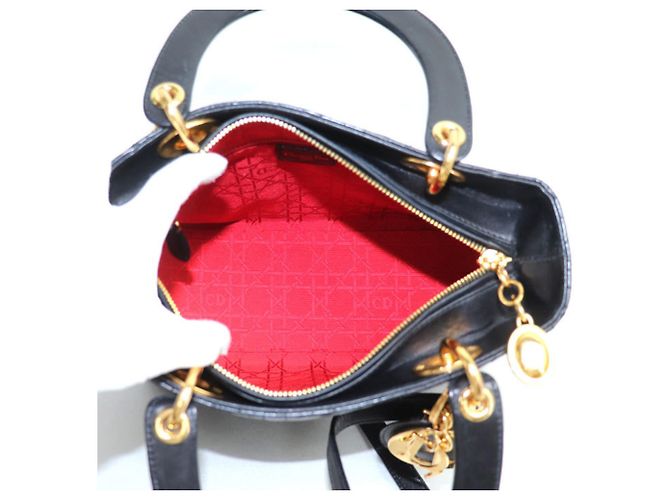 Borsa a Spalla 2 Vie Christian Dior Lady Medium Cannage - vista 4