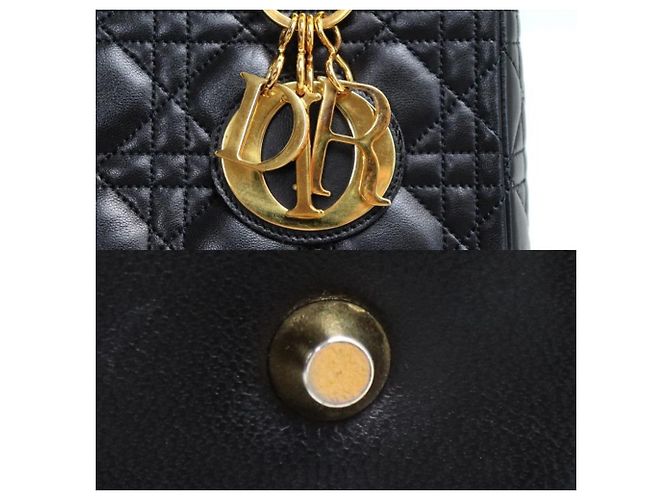 Borsa a Spalla 2 Vie Christian Dior Lady Medium Cannage - vista 6
