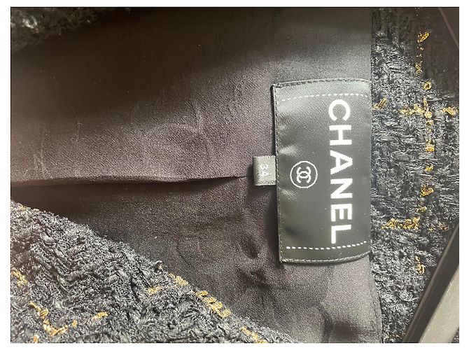 Cambon Chaqueta de Silla de Pasarela Chanel 2016 Negro - vista 6