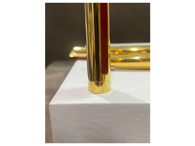 Autre Marque Set Waterman Penna Stilografica e Penna a Sfera Oro Punta Oro 18k D'oro - vista 3