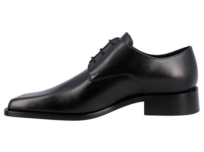 Scarpe Derby in pelle Balenciaga nere - vista 2