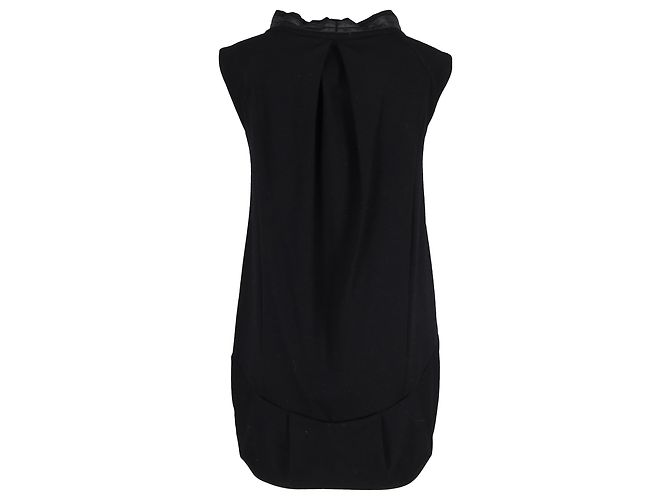 Abito Mini Tank Marc Jacobs in Lana Nera Nero - vista 3