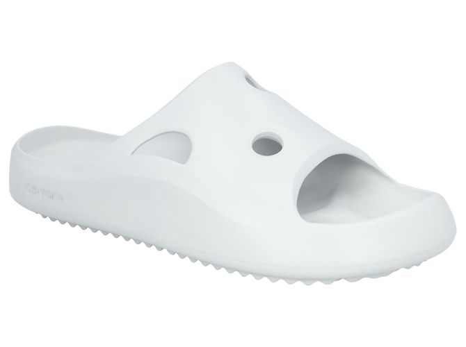 Infradito chunky con ritagli Off White Meteor Grigio - vista 5
