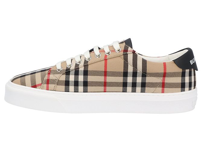 Baskets Vintage Check Burberry Beige - vue 2