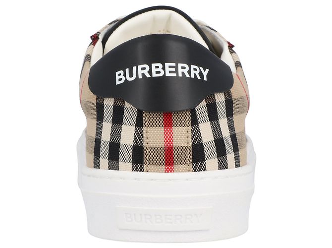 Baskets Vintage Check Burberry Beige - vue 3