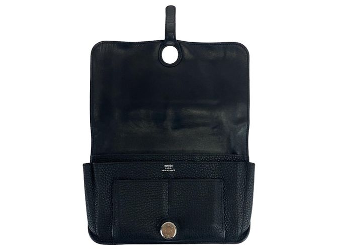 Hermès Portafoglio unisex Hermes Dogon Long Duo Nero Togo - vista 6