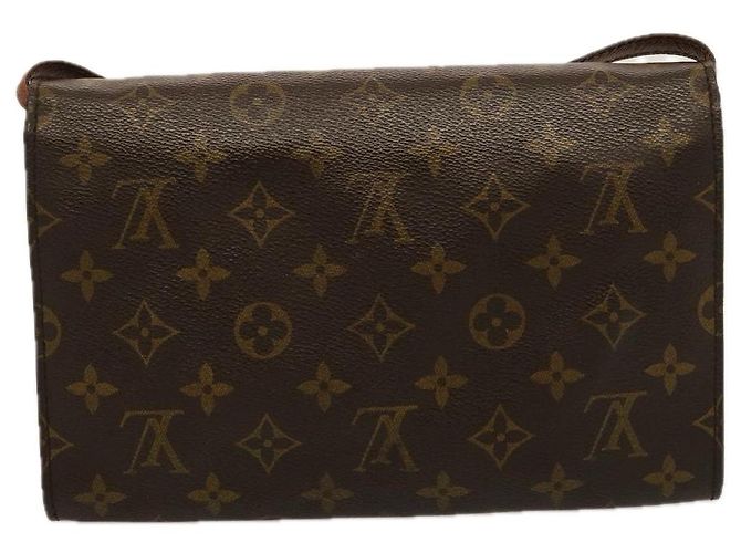 Borsa a spalla Louis Vuitton Monogram Bordeaux 24 Marrone - vista 2