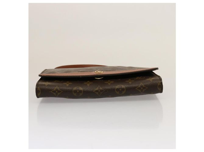 Borsa a spalla Louis Vuitton Monogram Bordeaux 24 Marrone - vista 5