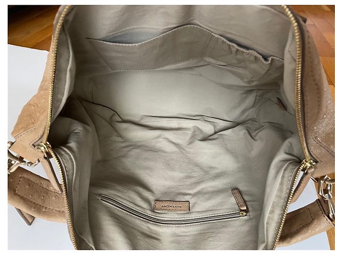 Givenchy Calfskin Ostrich Embossed Medium Nightingale Handbag - view 13