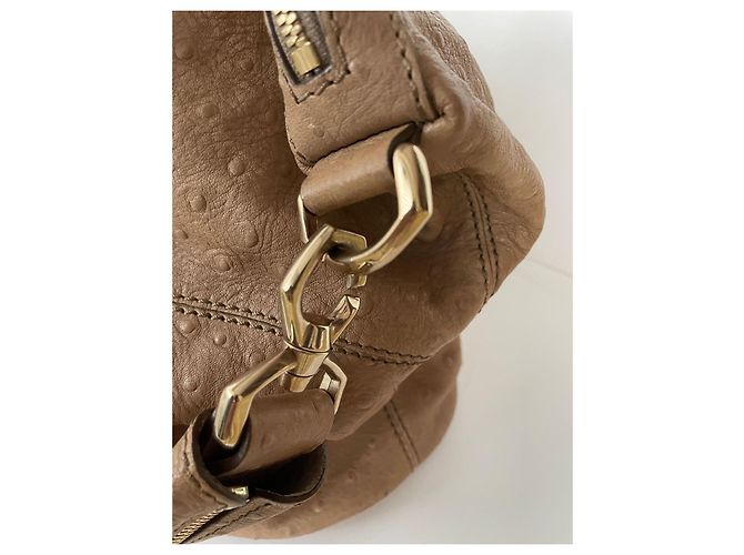 Givenchy Calfskin Ostrich Embossed Medium Nightingale Handbag - view 7