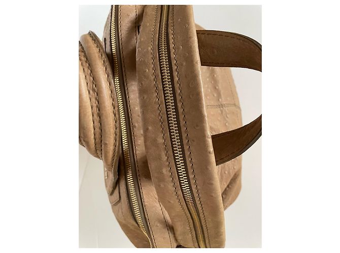 Givenchy Calfskin Ostrich Embossed Medium Nightingale Handbag - view 8