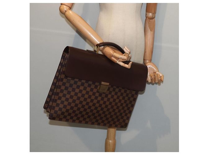 LOUIS VUITTON Borsa a Mano Damier Ebene Altona GM N53312 LV Auth bs16246 - vista 26