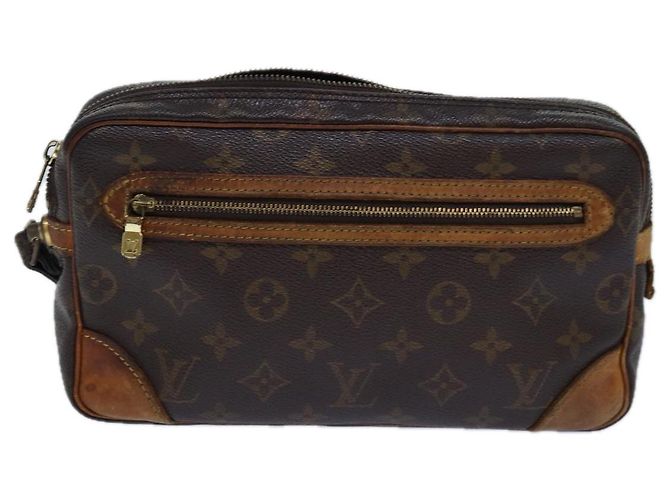 LOUIS VUITTON Monogram Marly Dragonne GM Borsa Clutch M51825 LV Auth 85152 Monogramma - vista 13
