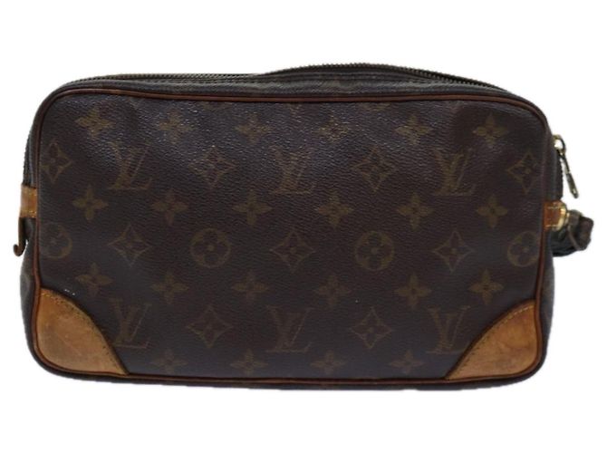 LOUIS VUITTON Monogram Marly Dragonne GM Borsa Clutch M51825 LV Auth 85152 Monogramma - vista 2
