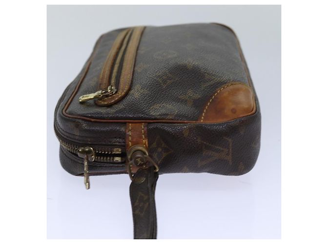 LOUIS VUITTON Monogram Marly Dragonne GM Borsa Clutch M51825 LV Auth 85152 Monogramma - vista 4