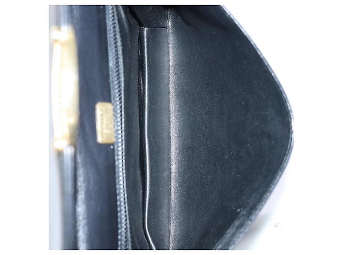 Borsa a Spalla BALLY in Pelle Nera Auth yb627 Nero - vista 11