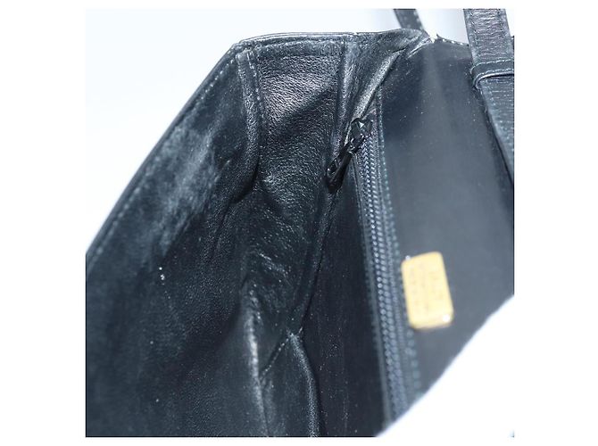 Borsa a Spalla BALLY in Pelle Nera Auth yb627 Nero - vista 20