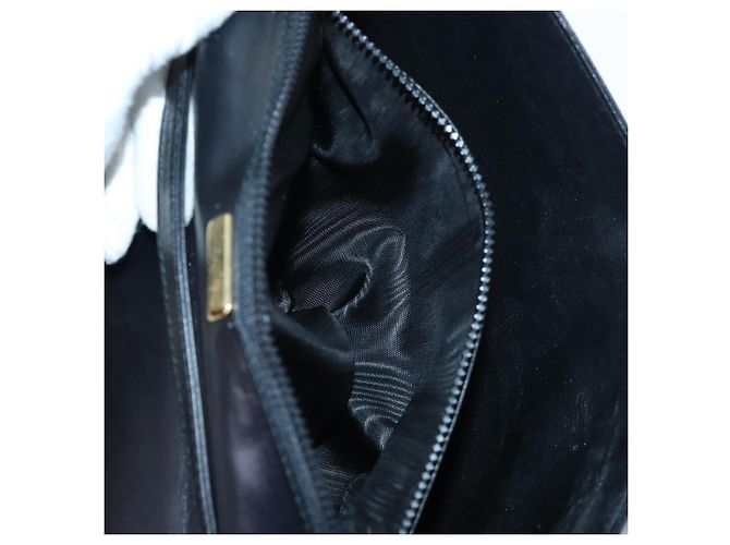 Borsa a Spalla BALLY in Pelle Nera Auth yb627 Nero - vista 22
