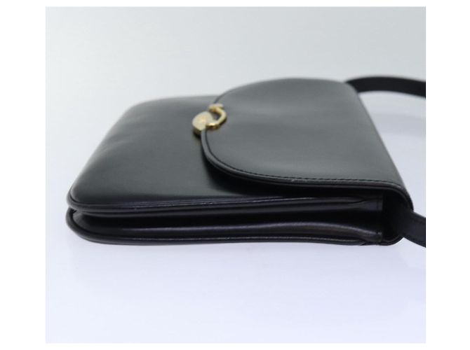 Borsa a Spalla BALLY in Pelle Nera Auth yb627 Nero - vista 4