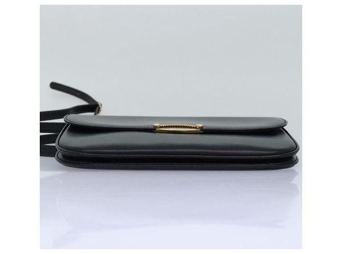 Borsa a Spalla BALLY in Pelle Nera Auth yb627 Nero - vista 5