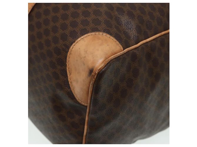 Céline Borsa Boston in tela Macadam CELINE in pelle PVC marrone Auth mr364 - vista 10