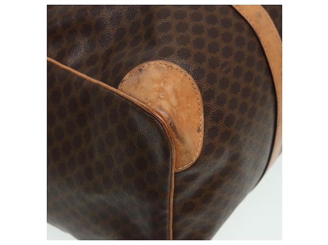 Céline Borsa Boston in tela Macadam CELINE in pelle PVC marrone Auth mr364 - vista 14