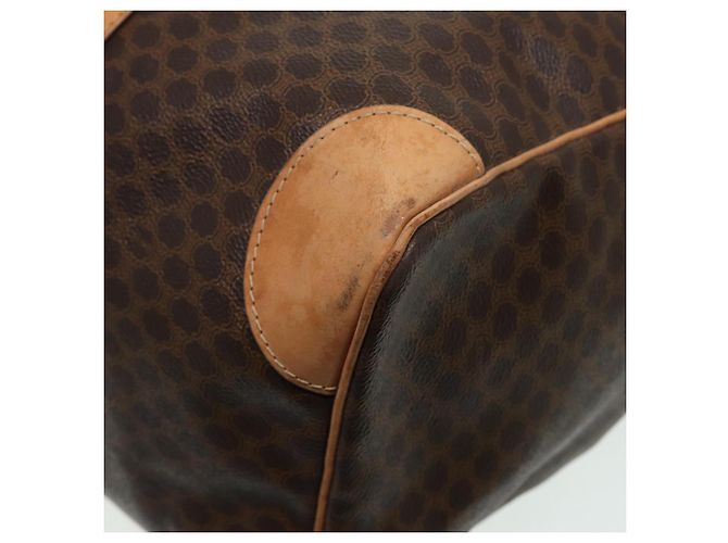 Céline Borsa Boston in tela Macadam CELINE in pelle PVC marrone Auth mr364 - vista 16