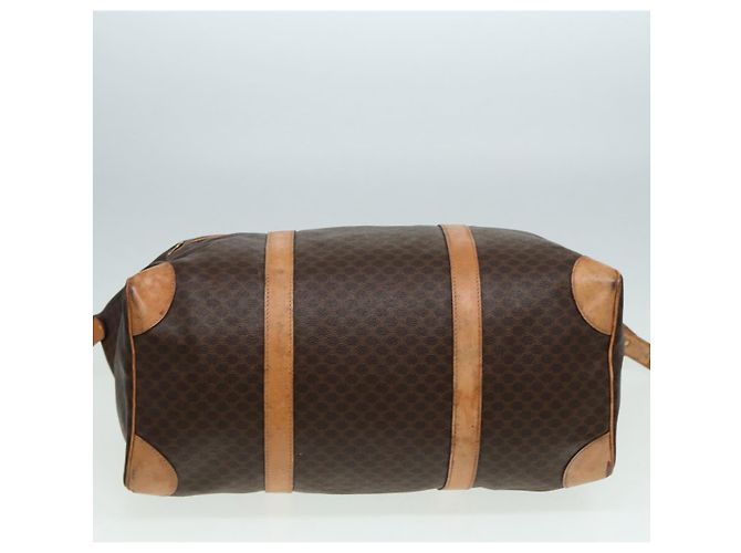 Céline Borsa Boston in tela Macadam CELINE in pelle PVC marrone Auth mr364 - vista 5