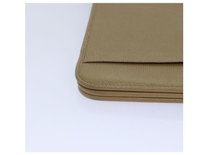 Borsa a spalla Christian Dior in pelle beige Auth ar12309 - vista 14