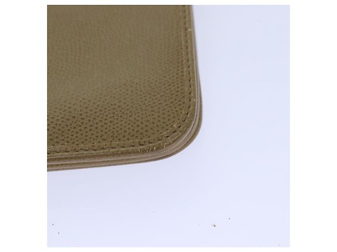 Borsa a spalla Christian Dior in pelle beige Auth ar12309 - vista 9