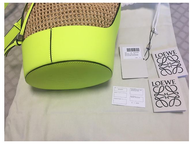 Borsa Loewe Paula’s Ibiza Balloon Gialla in Pelle Giallo - vista 4