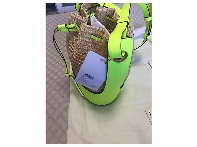 Borsa Loewe Paula’s Ibiza Balloon Gialla in Pelle Giallo - vista 6