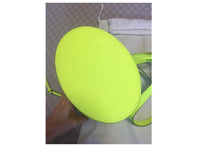 Borsa Loewe Paula’s Ibiza Balloon Gialla in Pelle Giallo - vista 7