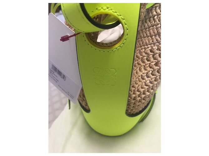 Borsa Loewe Paula’s Ibiza Balloon Gialla in Pelle Giallo - vista 8