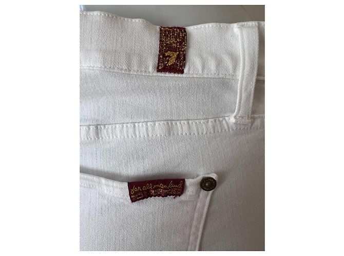 Vaqueros Skinny Blancos 7 For All Mankind - vista 3