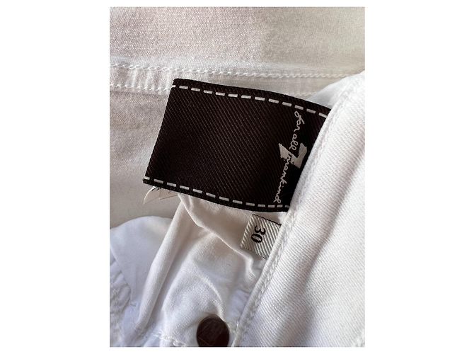 Vaqueros Skinny Blancos 7 For All Mankind - vista 4