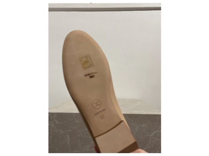 Timeless CHANEL Bailarinas T.EU 37 Cuero Beige - vista 5