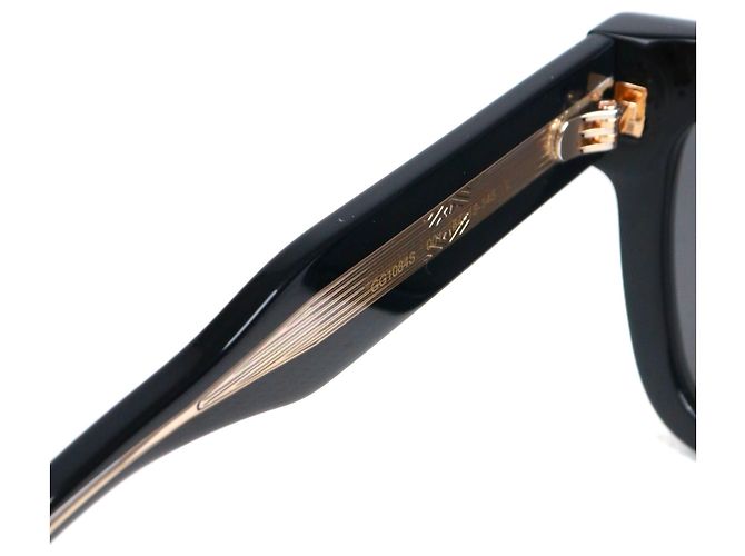 GUCCI - Occhiali da sole Gucci in plastica nera Nero - vista 5